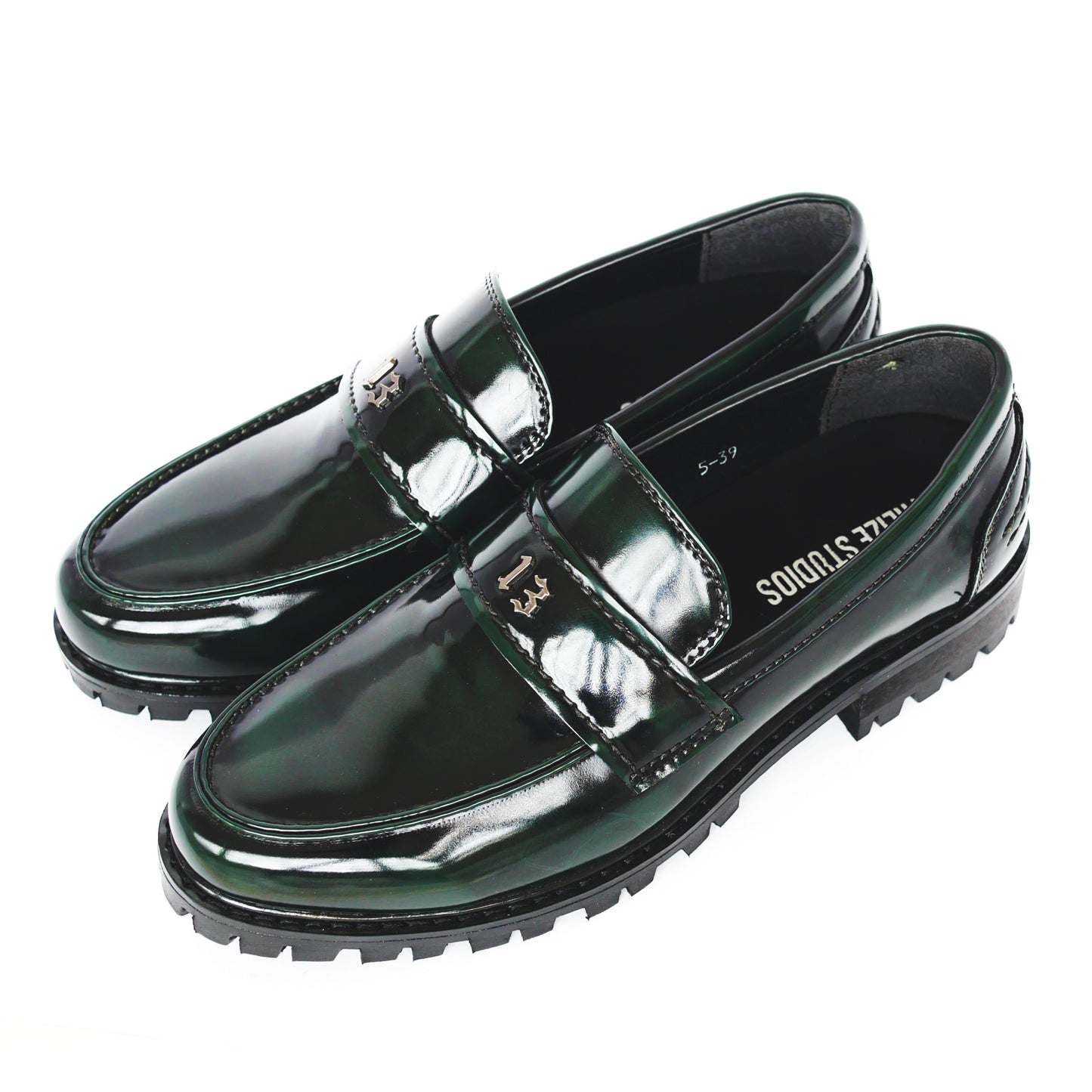 Mocassins vert malachite